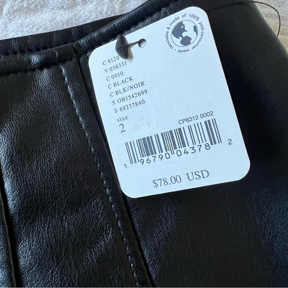 Free People Black Mini Skirt - Picture 2 of 7